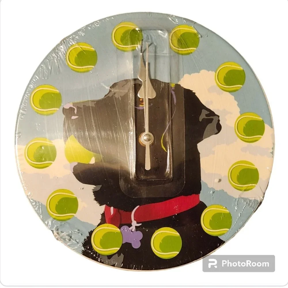 Bill Tosetti Black Lab Clock